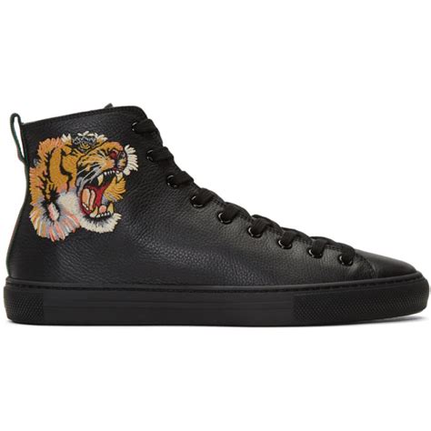 gucci sneakers tiger fake|Gucci tiger sneakers high.